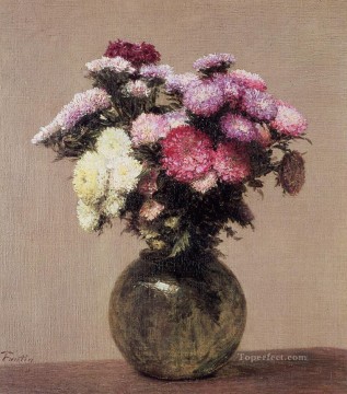  Fantin Oil Painting - Daisies flower painter Henri Fantin Latour